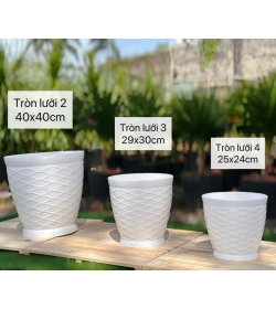 Chậu Tròn Lưới